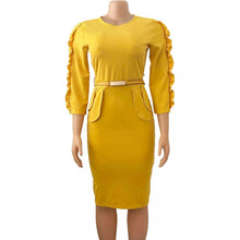 Load image into Gallery viewer, 2022 Lady Fashion African Dresses Formal Women Office Dresses - Makeitworkinc LLC -