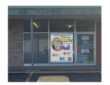 Load image into Gallery viewer, LT'S Certification Center Perforated Window Vinyl