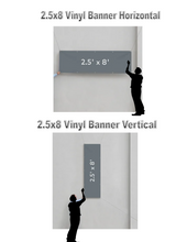 Load image into Gallery viewer, INDOOR Vinyl Banner Customized
