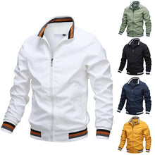 Load image into Gallery viewer, 2022 Fashion Men&#39;s Windbreaker Jackets Casual Outdoor Sports Coat Spring Autumn Cargo Bomber Jacket Men Clothing - Makeitworkinc LLC - 
