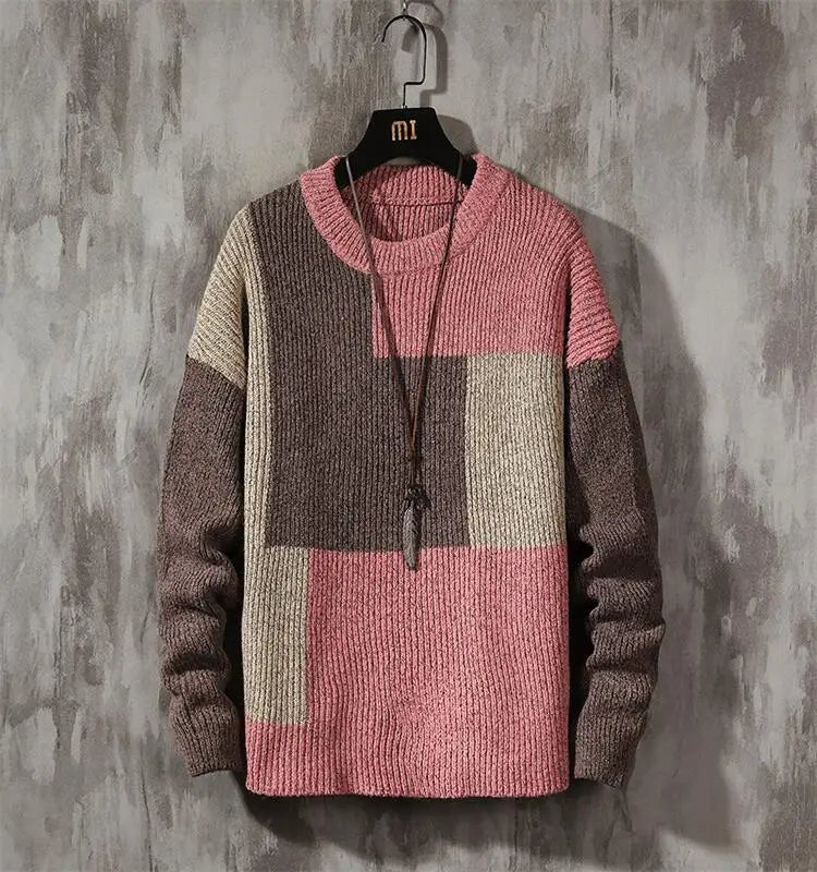 2022 men sweater tops knit clothing wholesale apparel autumn winter thick casual stand collar zip Cardigan sweater - Makeitworkinc LLC - 