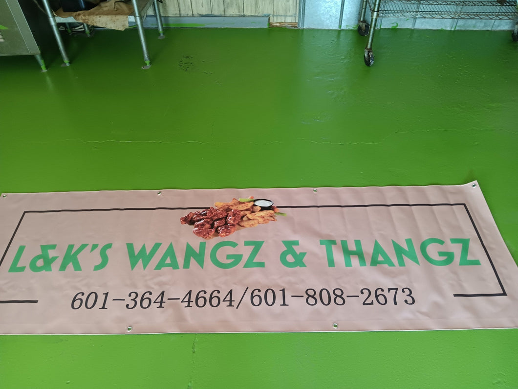 *Customized Vinyl Banner