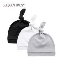 Load image into Gallery viewer, Baby Beanie Hats Newborn 100% Organic Cotton Soft Adjustable Hat oft Knotted Cap, For 0-3Y Old Infants Boys And Girls Hats
